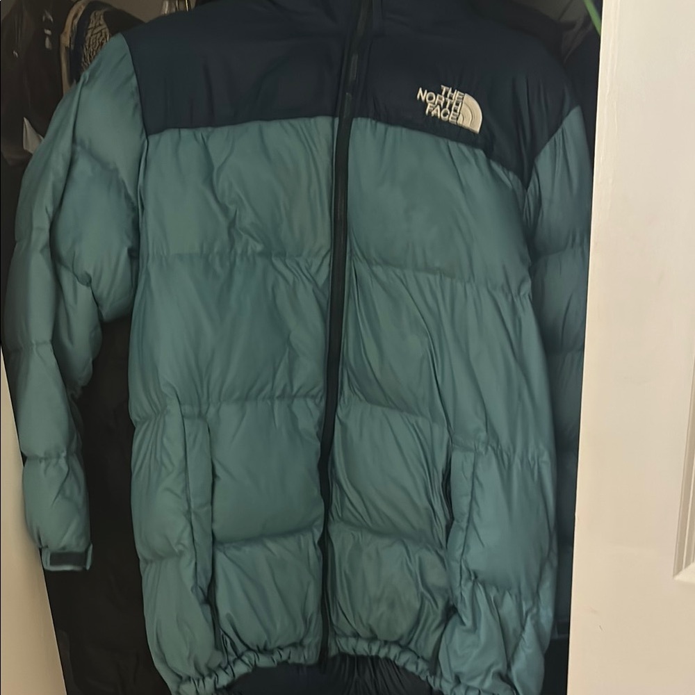 The North Face Men's Two-Tone Blue Puffer Jacket